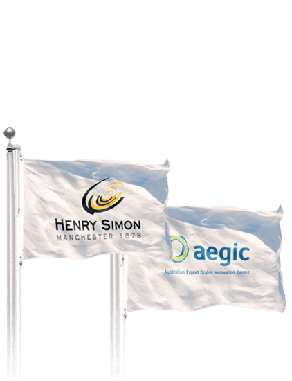 Henry Simon joined forces with AEGIC (Australian Export Grains Innovation Centre)